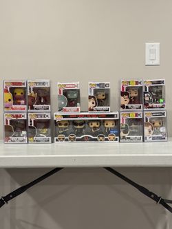 Set of Unopened Funko Pops - 7 With Cases