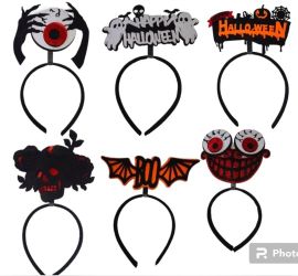 Set of 6 Different Halloween Headbands