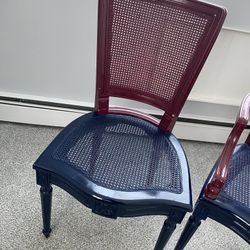 Vintage Chairs Hand Painted 