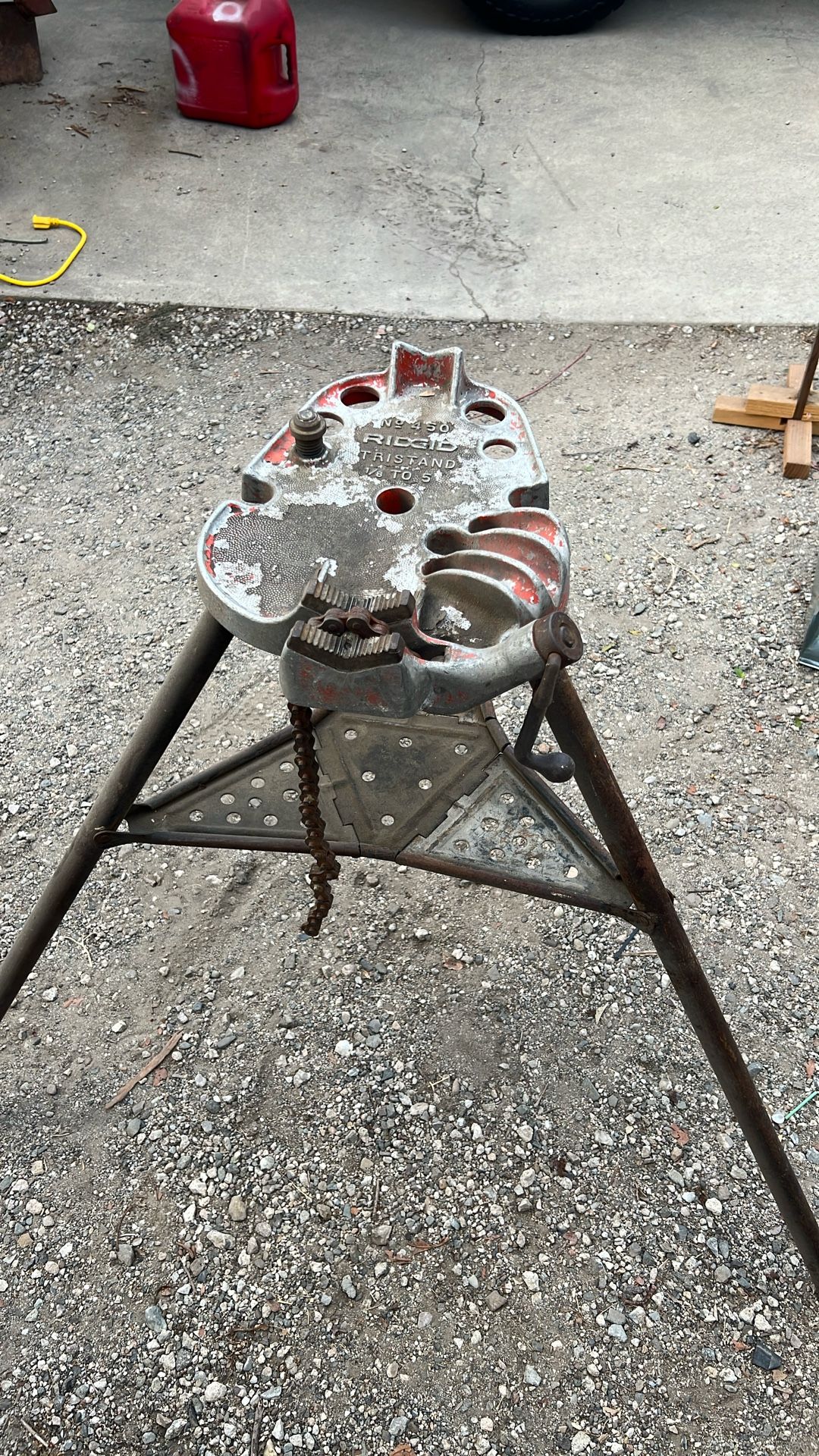 Ridgid 450 Tristand Pipe Threading Tripod