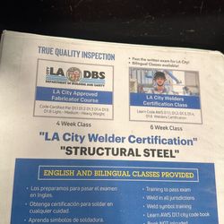 LA City Welder Book And Test Answers 