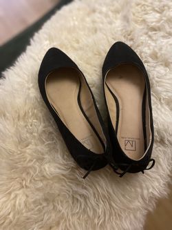Black Pointed Ballet Flat