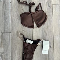 New women’s Gucci two-piece bikini, size small