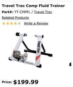 Travel memirial trac comp fluid bicycle trainer