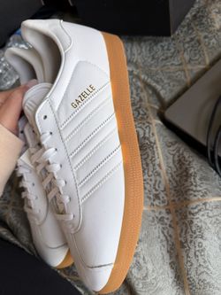 Men’s white adidas shoes