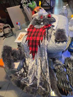 Girls Wolf costume Halloween