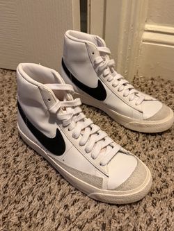 Nike Blazer High-Top Sneakers | White & Black | US 6