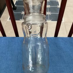 Mr Peanut Glass Jar