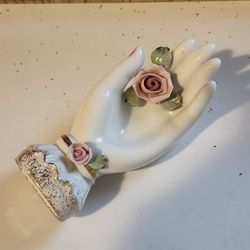 Vintage Lefton Porcelain Ring Holder