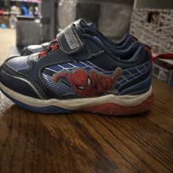 Spider-Man Light-Up Sneakers – Kids Size (See Pics)