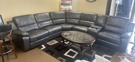 Power recliner sectional