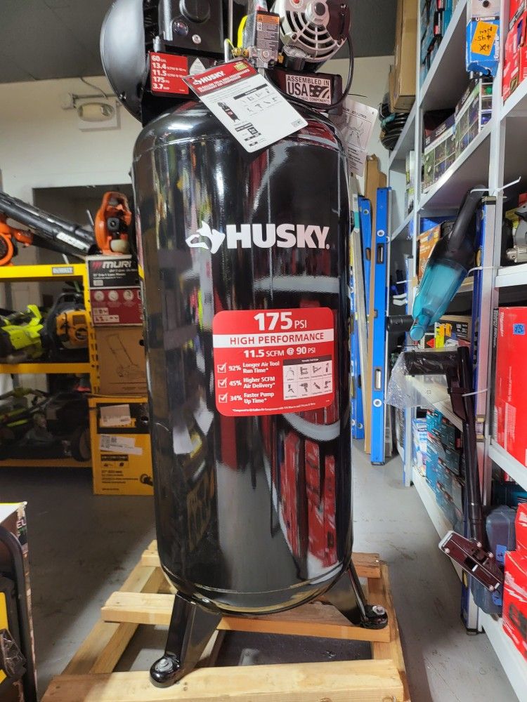 HUSKY CORDED 60 GALLONS AIR COMPRESSOR NEW