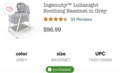 Ingenuity Bassinet 