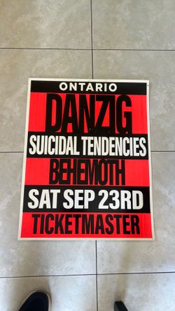 DANZIG concert poster
