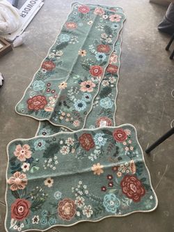 Kitchen 3piece rug set
