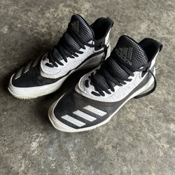 Adidas Icon 5 Trainer Turf Shoes 9M Iced Out Black White