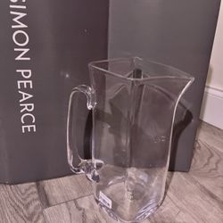 Simon Pearce Large Woodbury Pitcher (Never Used)