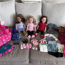 American Girl And Creatology Dolls