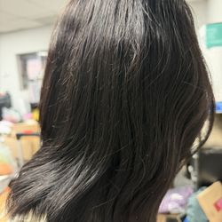 10” Human hair wig + a pair of eyelashes