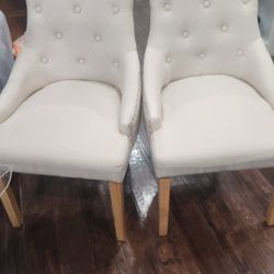 Beige Dinning Room Chairs