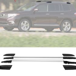 08-13 Toyota Highlander Roof Rack Rails Aluminum