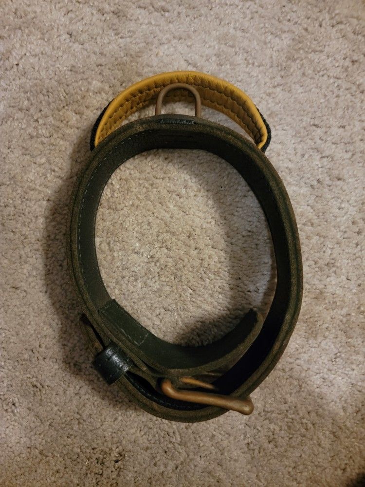 Leather Tactical Dog Collar With Handle