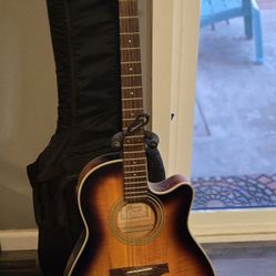 Guitar W/case Stand Etc