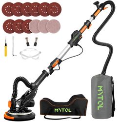 MYTOL 7.2A Drywall Sander with Vacuum, LED, 6-Speed