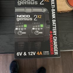 Noco Genius 2x2 multi bank battery charger