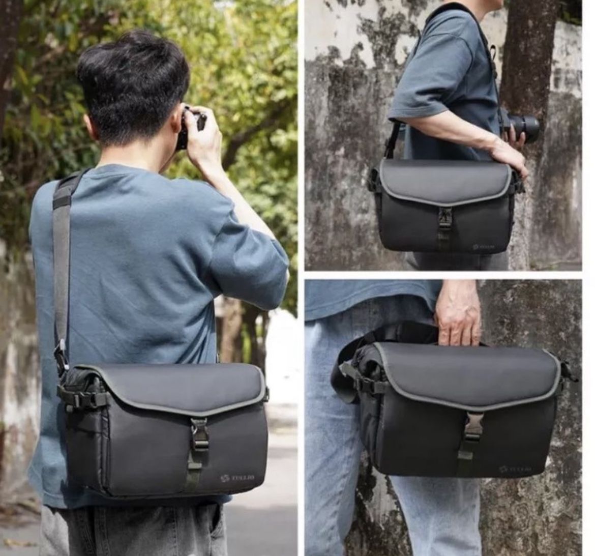 TULLIO Camera Bag DSLR/SLR/Mirrorless Camera Shuolder Bag