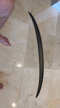 BMW F10 5series rear lip spoiler carbon fiber