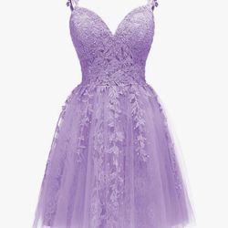 Teens Lace Homecoming Dress Spaghetti Straps Short Prom Dress Tulle Formal Party Wedding Evening Gown