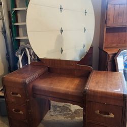 1940's Waterfall Vanity 