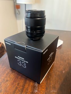 FUJIFILM XF 33MM F/1.4 R LM WR LENS