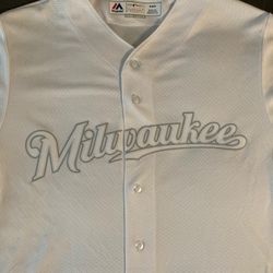 Majestic Milwaukee Baseball Jersey Size Medium Men New 