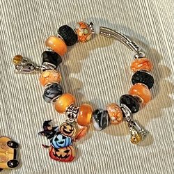 Halloween bracelets Handmade And One Of A Kind.
