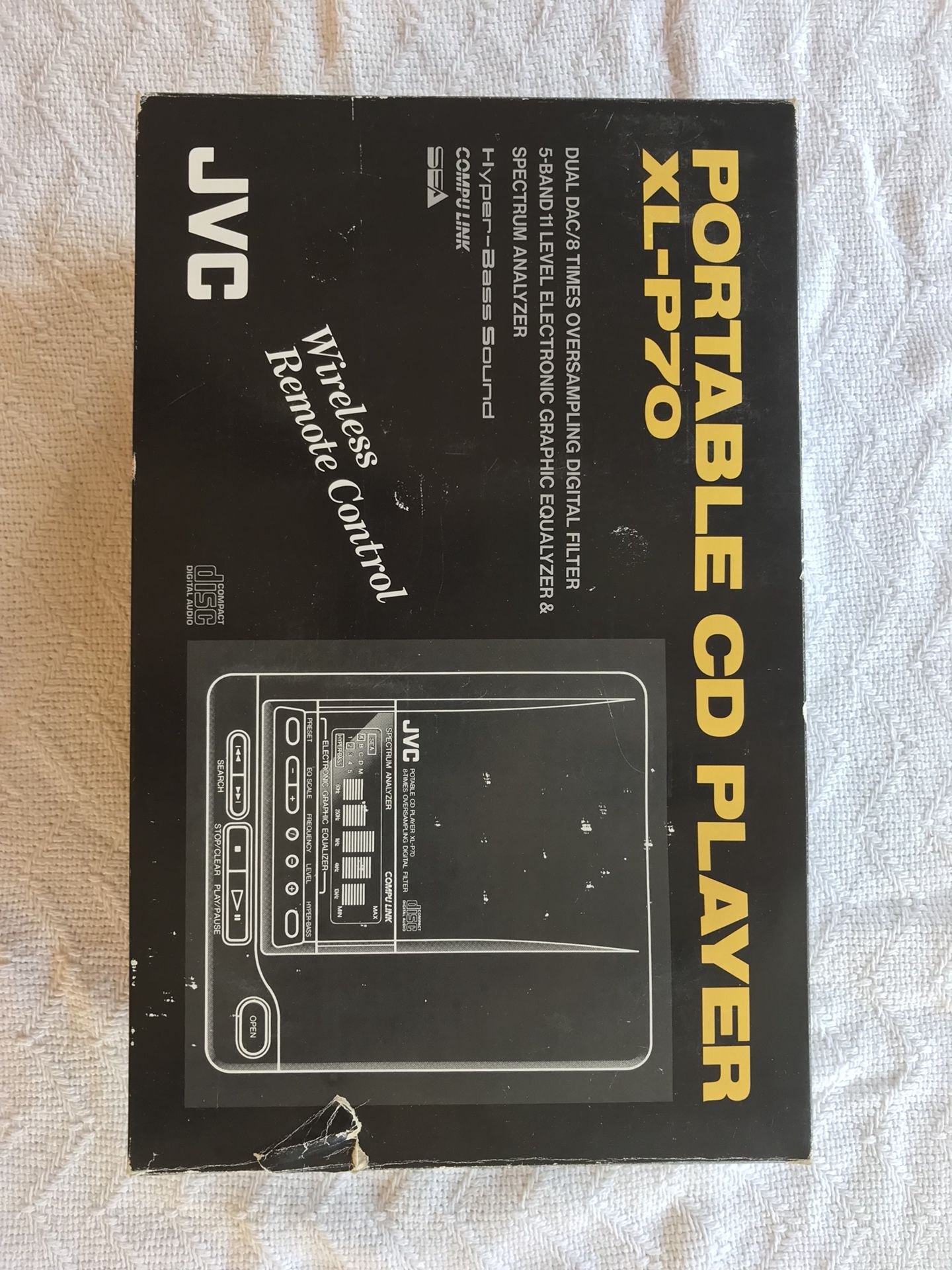 JVC XL-P70 portable CD player