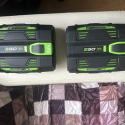 EGO 5 Ah brand new batteries x2