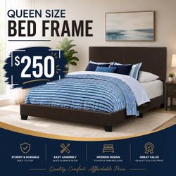 Brand New Queen Size Bedframe with Headboard & Footboard