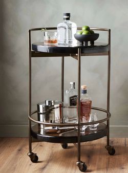 Four Hands Mira Bar Cart - Brand New in Box $1300MSRP