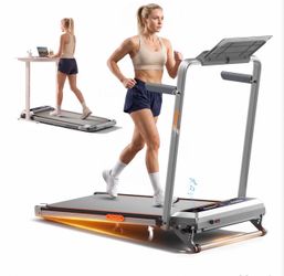 Walking Pad Treadmill with 18% Incline and Handle