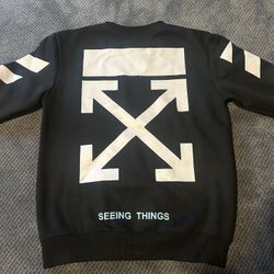 Off-White “Seeing Things” Crewneck – Black (Size M)