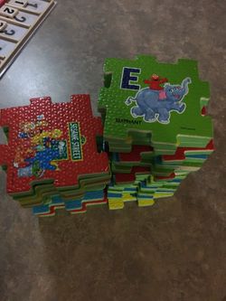 Sesame Street. ABC puzzle. Foam