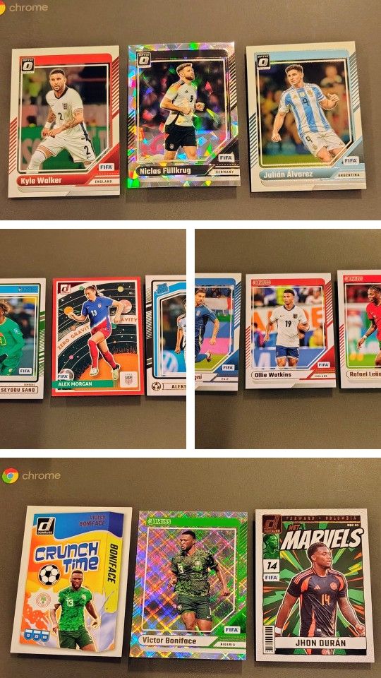 ⚽ FIFA Donruss Optic 2024 Soccer Cards – Star Players & Holo Editions!