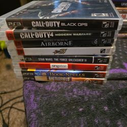 Ps3 Video Games (8) Lot