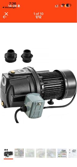 1HP Premium Cast Iron Shallow Well Jet Water Pump