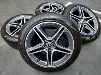 21" Mercedes GLS 400/450/580 OEM Wheels And Tires