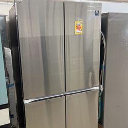 Samsung French Door 4 Door Smart Refrigerator With Beverage Center 
