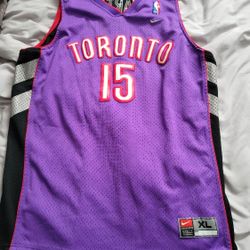 Vince Carter Authentic Throwback Good Cond Sz XL $60