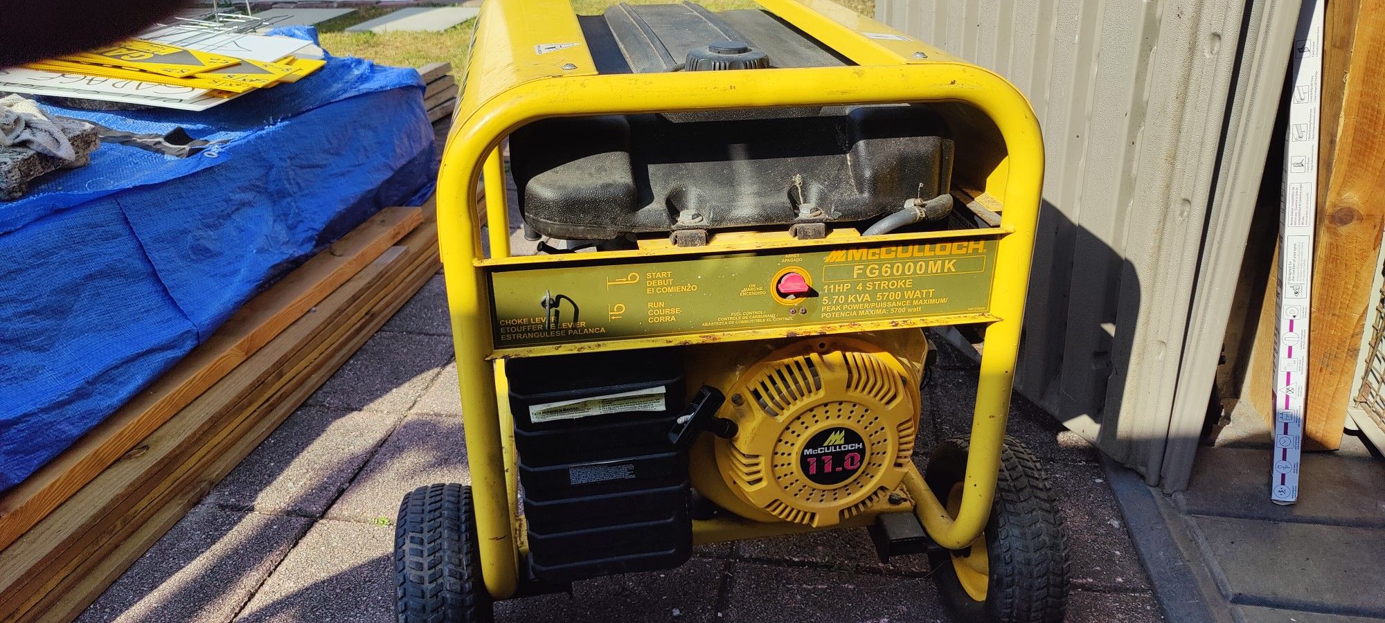 GENERATOR 5700 watts FOR SALE